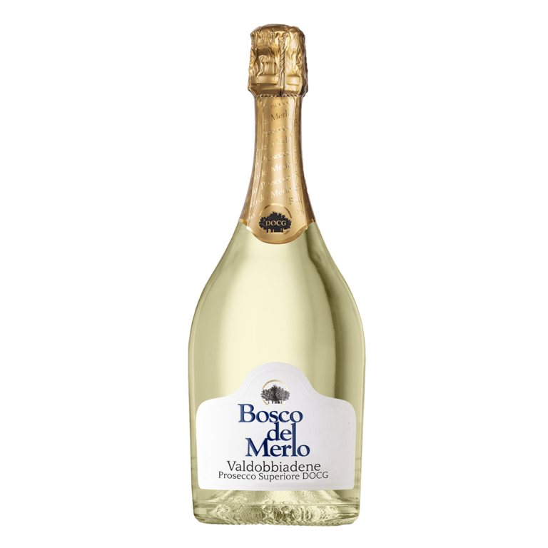 Bottiglia di Valdobbiadene Prosecco Superiore Bosco del Merlo